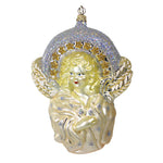 Larry Fraga Designs Angels On High - 1 Ornament 6.5 Inch, Glass - Ornament Heaven Christmas 445 (13799)