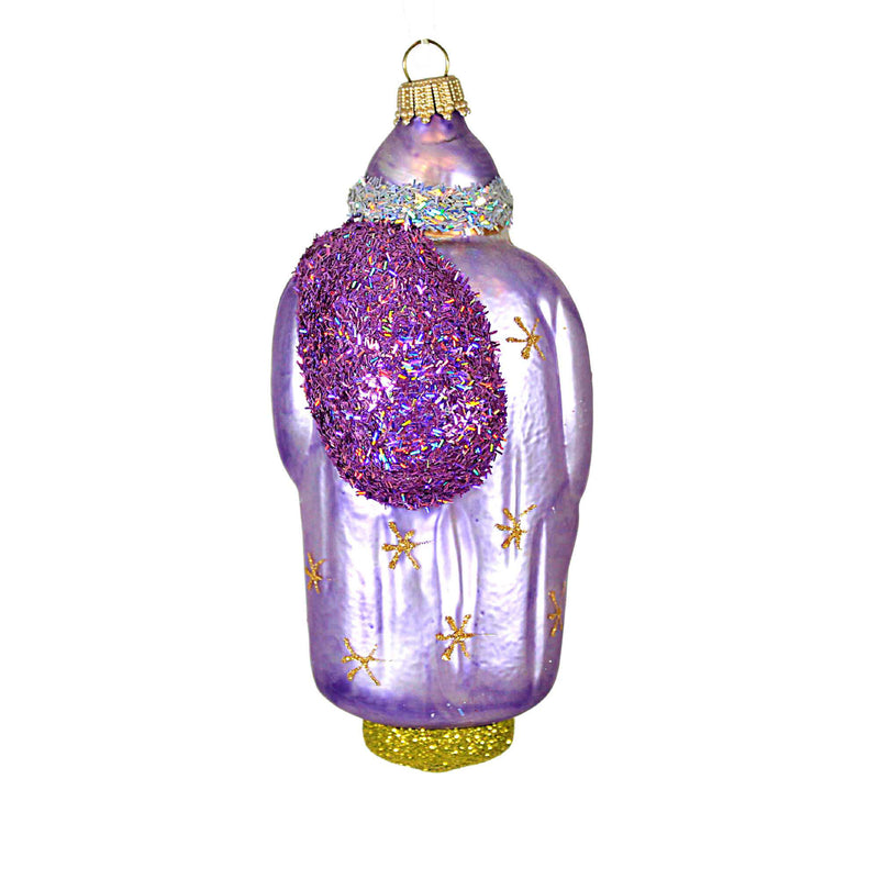 Larry Fraga Designs Purple Santa Glittered - - SBKGifts.com