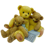 Cherished Teddies Caleb And Friends Resin Teddy Bear Friend Book 661996 (18197)