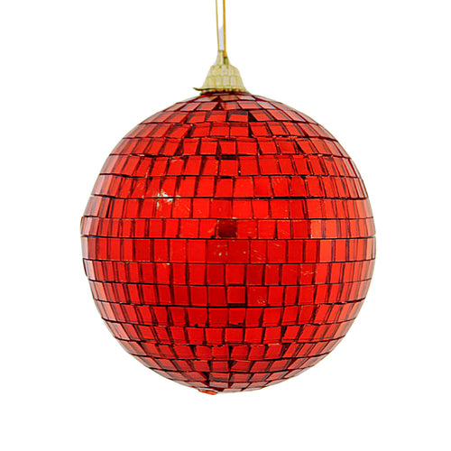 Craftoutlet.Com Red Mirror Ball - - SBKGifts.com