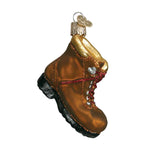 Old World Christmas Hiking Boot - One Ornament 2 Inch, Glass - Outdoor Explore Ornament 32092 (24562)