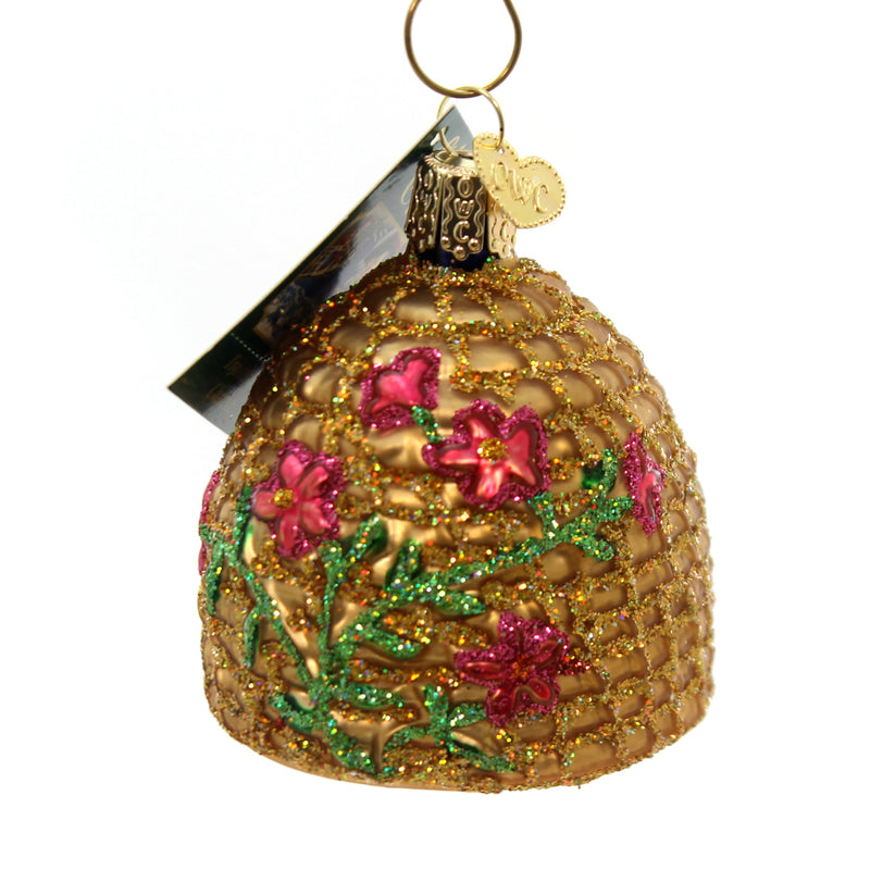 Old World Christmas Bee Skep - - SBKGifts.com