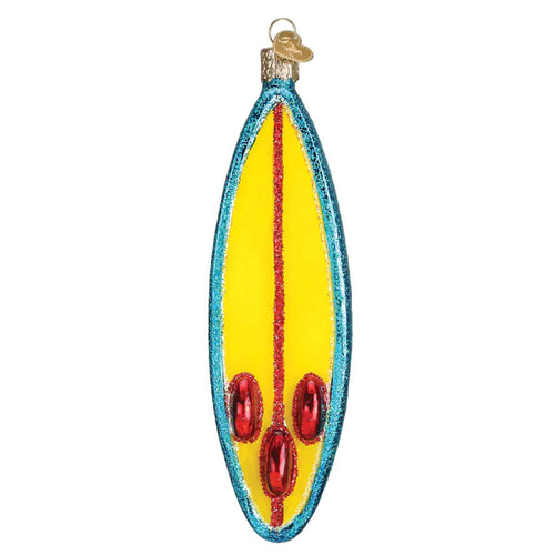 Old World Christmas Surfboard - - SBKGifts.com