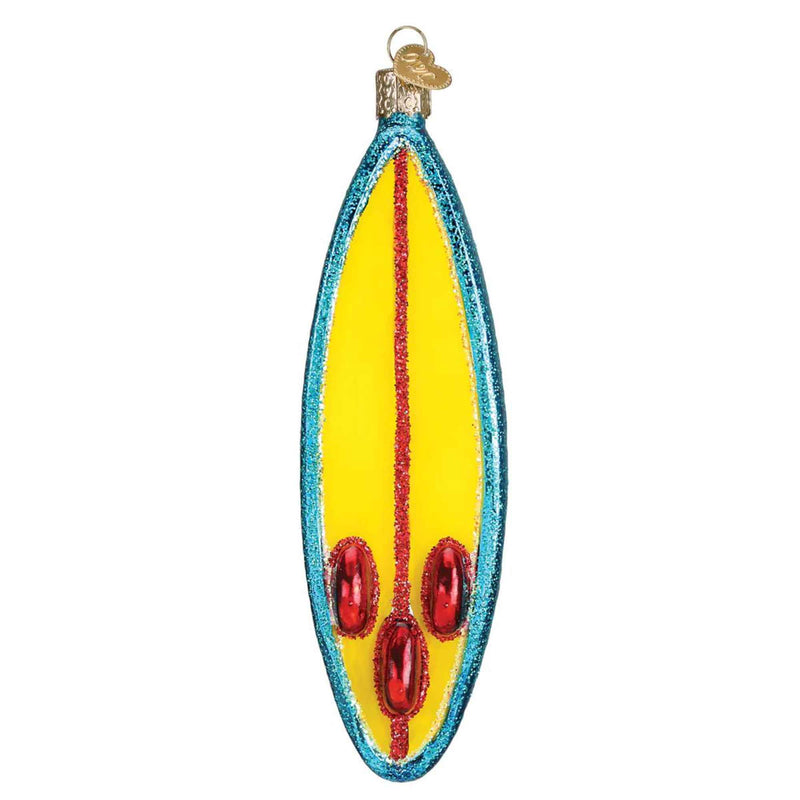 Old World Christmas Surfboard - - SBKGifts.com