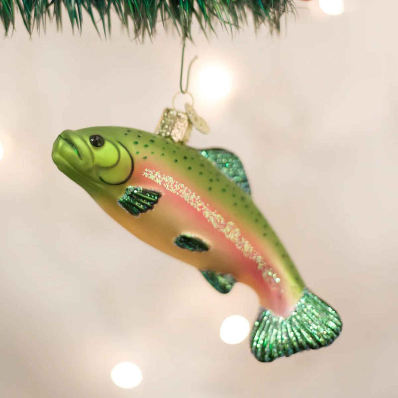 Old World Christmas Rainbow Trout - - SBKGifts.com