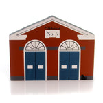 Cat's Meow Village Connecticut Avenue Firehouse - 1 Wood Building 3.5 Inch, Wood - Building Retired New Old Stock Nos Pine 0305-00 (28802)