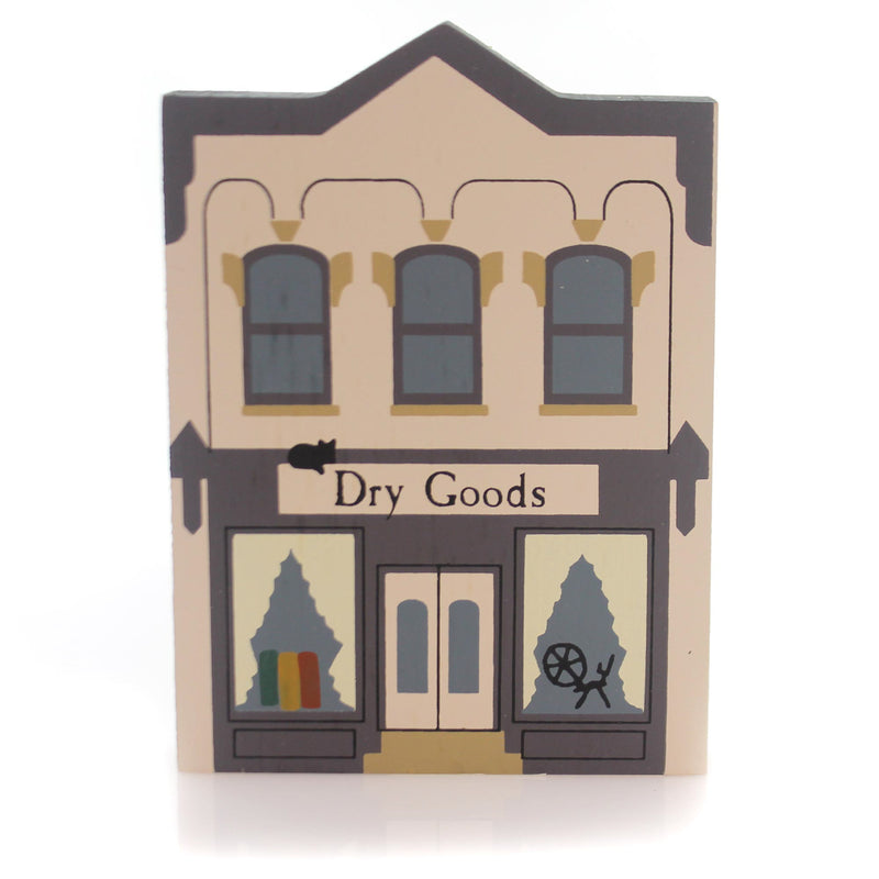 Cat's Meow Village Dry Good Store - 1 Wood Building 5 Inch, Wood - Building Retired New Old Stock Nos Pine 0306-00 (28803)