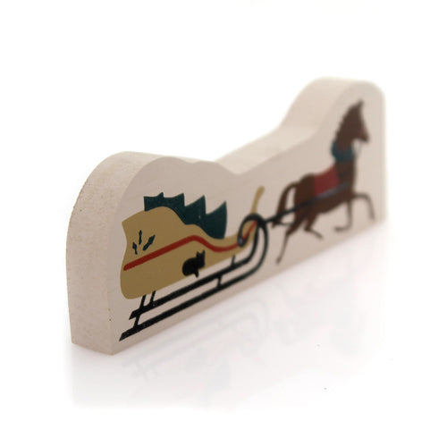 Cats Meow Village Horse & Sleigh - - SBKGifts.com