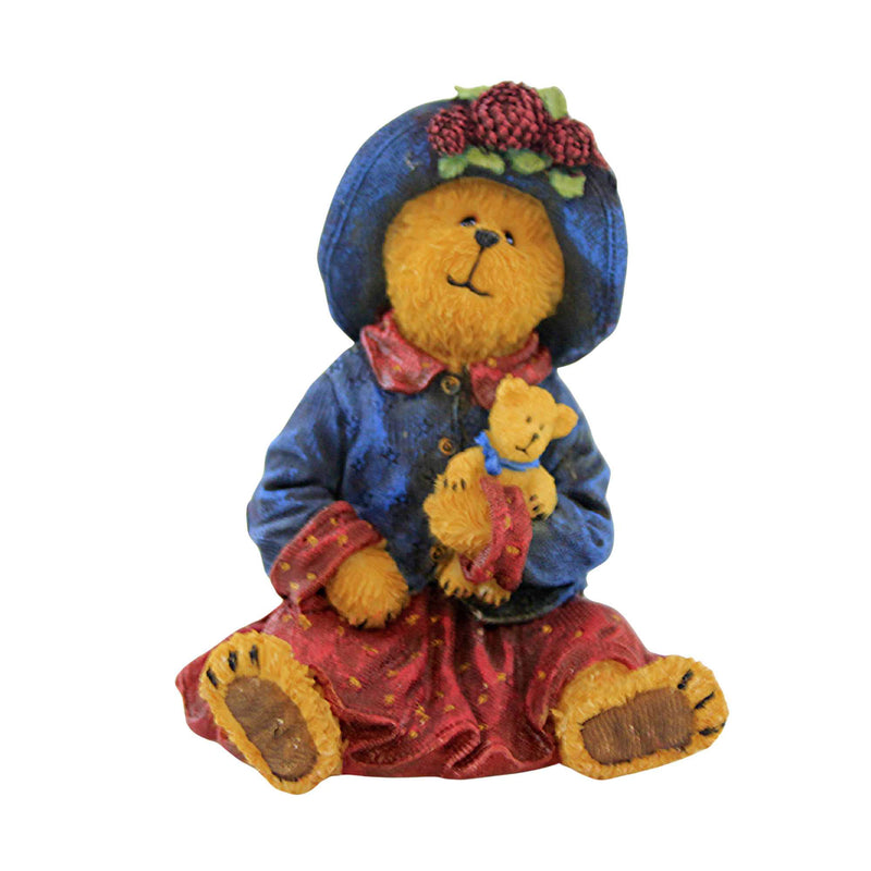 Boyds Bears Resin Mamie Bearsvelt With Teddy - 1 Figurine 3.25 Inch, Resin - Patriotic Bearstone 2277992 (3397)