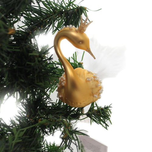 Golden Bell Collection Golden Swan Clip On - - SBKGifts.com