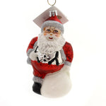 Golden Bell Collection Santa With White Bag Ornament Claus Christmas St704 (34522)