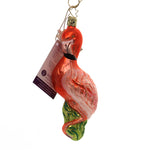 Flamingo . - 6 Inch, Glass - Ornament Pink Tropical 10144S018 (37392)