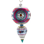 Shiny Brite Vc One Ball Drop With Reflector Ornament Vintage Celebration 4027655 (39342)