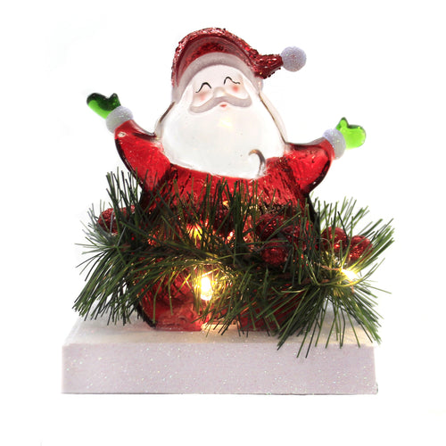 Christmas Santa Stocking Holder Led - - SBKGifts.com