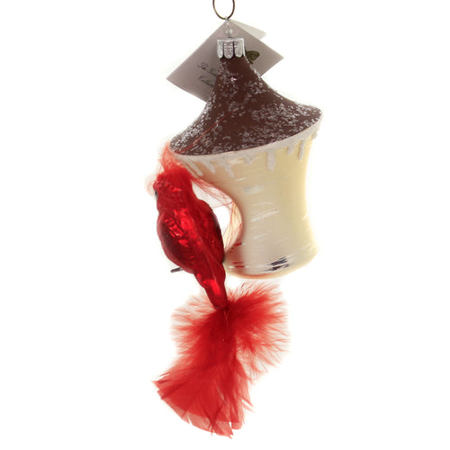Golden Bell Collection Perched Cardinal - - SBKGifts.com