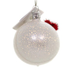 Golden Bell Collection Snowman With Red Pom Hat - - SBKGifts.com