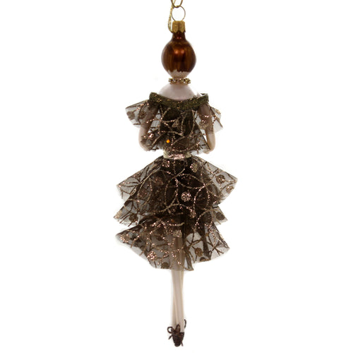 De Carlini Lady In Bronze Dress - - SBKGifts.com