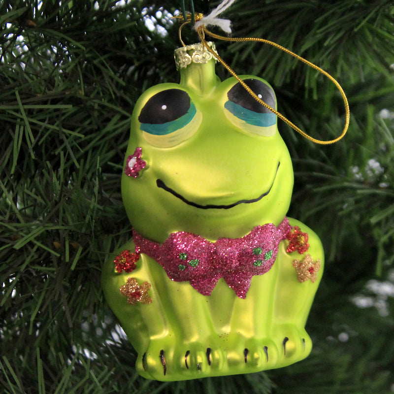 Holiday Ornament Retro Frog - - SBKGifts.com
