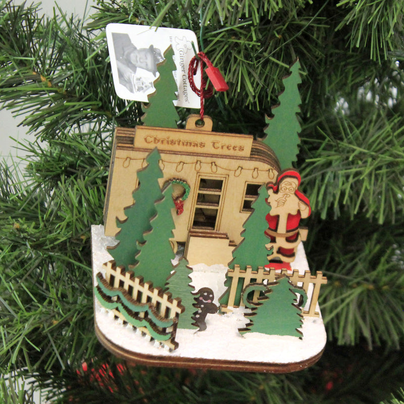 Ginger Cottages Christmas Tree Lot - - SBKGifts.com