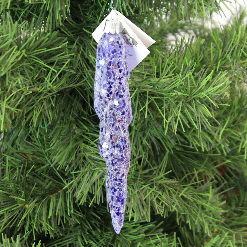 Golden Bell Collection Translucent Blue Icicle - - SBKGifts.com