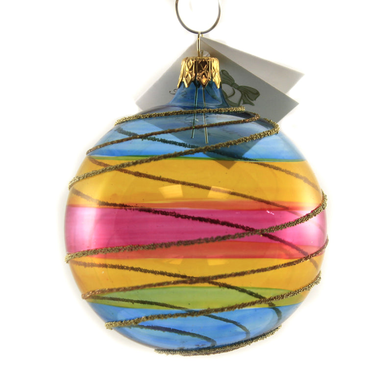 Golden Bell Collection Colorful Translucent Ball Orn Christmas Easter Bma241 (46561)