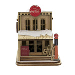 Ginger Cottages Country Store Ginger Cottages - One Ornament 4 Inch, Wood - Coca Cola 84004 (47126)