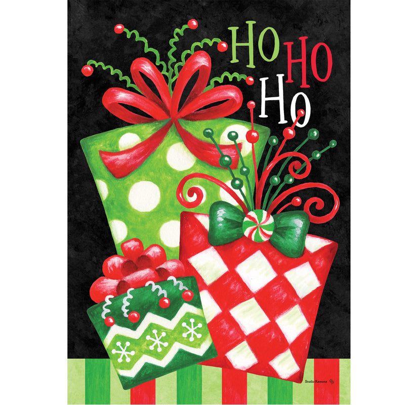 Home & Garden Gifts And Bows Flag Polyester Christmas Presents 4432Fm (48208)