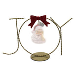 Old World Christmas Joy Ornament Stand Metal Red Bow Displayer 14202 (48416)