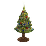 Christmas Tree Centerpiece - One Free-Standing Ornament 7.75 Inch, Glass - Ornament Free-Standing 11594 (48778)