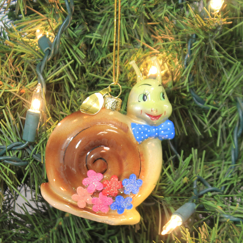 Holiday Ornament Jollity Snail - - SBKGifts.com
