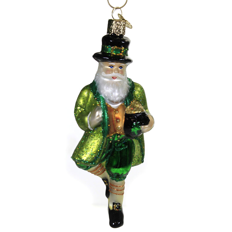 Old World Christmas Irish Santa Glass Saint Patricks Day 40201 (48859)