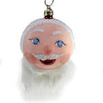 Blue Eyed Santa - 6 Glass Ornaments 3.5 Inch, Glass - Christmas Italian Inspired Nose Go1020 (49041)