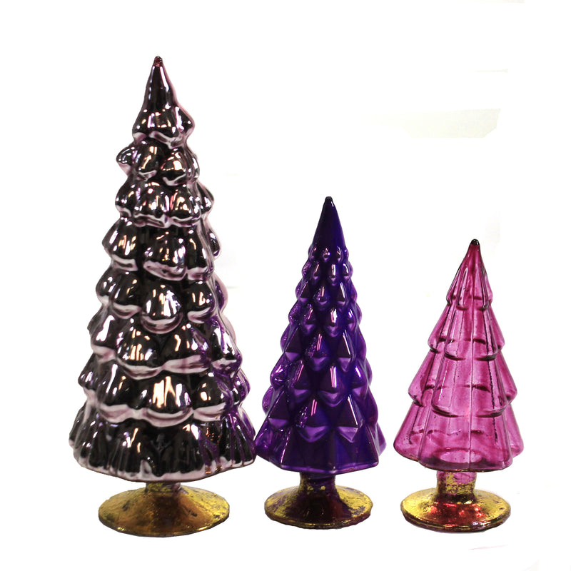 Cody Foster Small Hued Trees Set / 3 - - SBKGifts.com