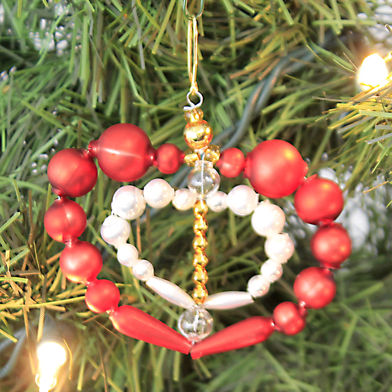 Holiday Ornament Double Heart - - SBKGifts.com