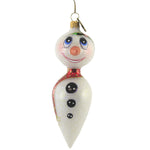 Sparkles - 1 Glass Ornament 5.5 Inch, Glass - Christmas Ornament Snowman 19002. (51335)