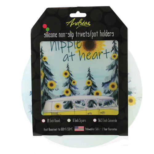 Tabletop Hippie At Heart Silicone Pads - - SBKGifts.com