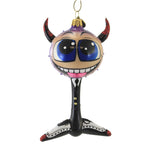 Lil' Devil In A Tux - 1 Glass Ornament 5.5 Inch, Glass - Halloween Ornament Whimsy 202130 (51462)