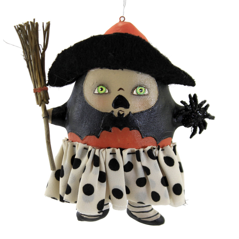 Bethany Lowe Startled Stella  Witch 5.25 Inches Tall Resin Halloween Lowe Seeber Rs0451 (51572)