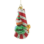 Huras Family Elf Sitting On A Candy Cane - - SBKGifts.com