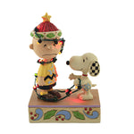 Jim Shore Oh Brother Polyresin Charlie Brown Tree Snoopy 6008954 (52132)