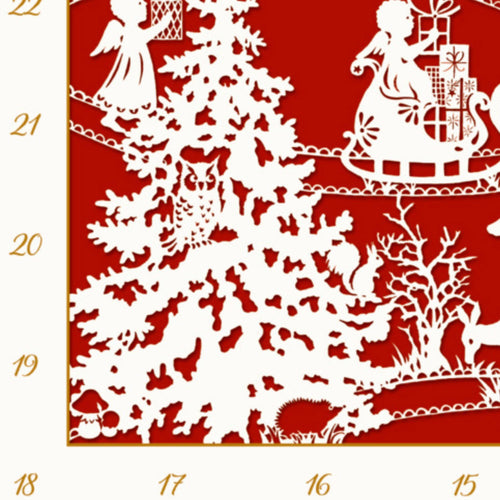 Christmas Woodland Silhouette - - SBKGifts.com