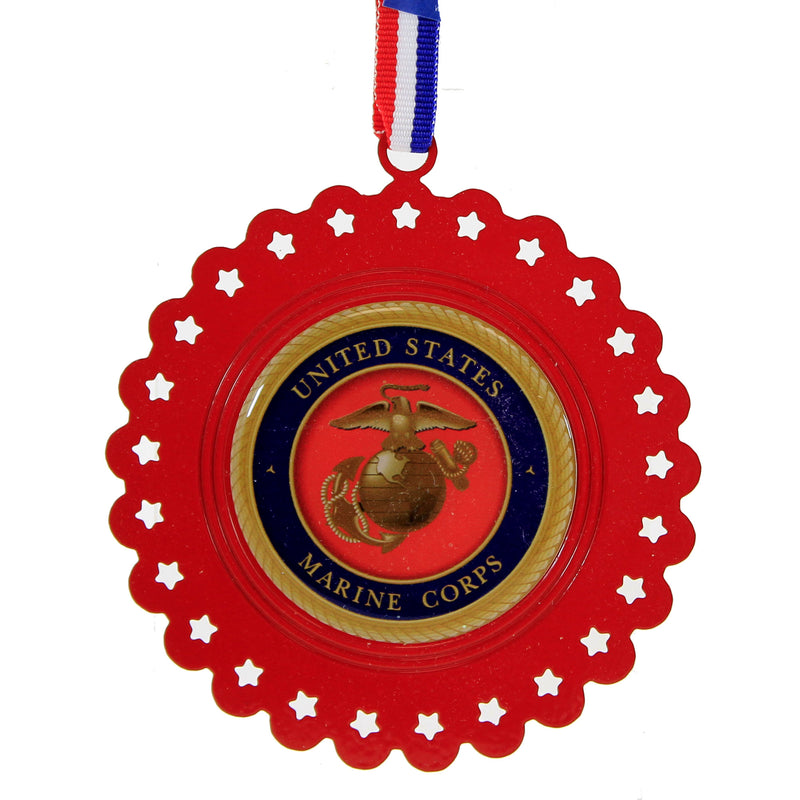 United States Marine Corps - One Ornament 4 Inch, Metal - Serve Proud Mc9201 (52704)