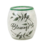Stony Creek Blessings Pre-Lit Votive Electric Frosted Leaves Small Dmf9252 (52975)