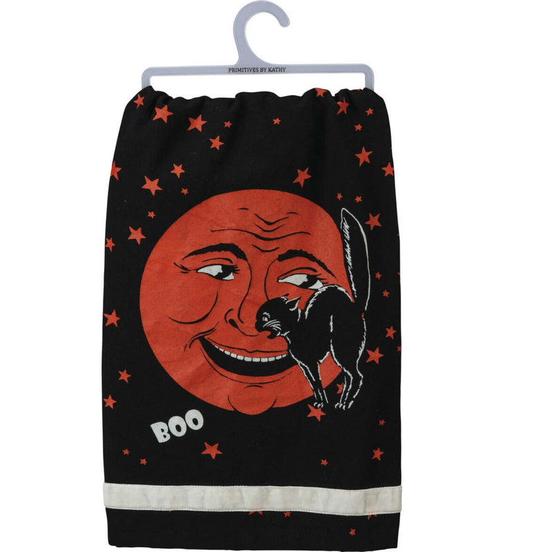 Decorative Towel Ornage Moon & Boo To You - - SBKGifts.com