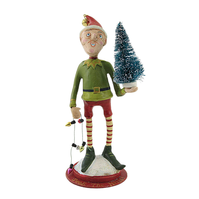 Decking The Halls - 1 Figure 7.5 Inch, Polyresin - Christmas Decorating 43037 (53360)