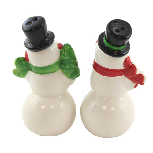 Tabletop Retro Snowman S / P Shakers - - SBKGifts.com