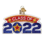 Old World Christmas Class Of 2022 Glass Graduation School 36299. (53839)