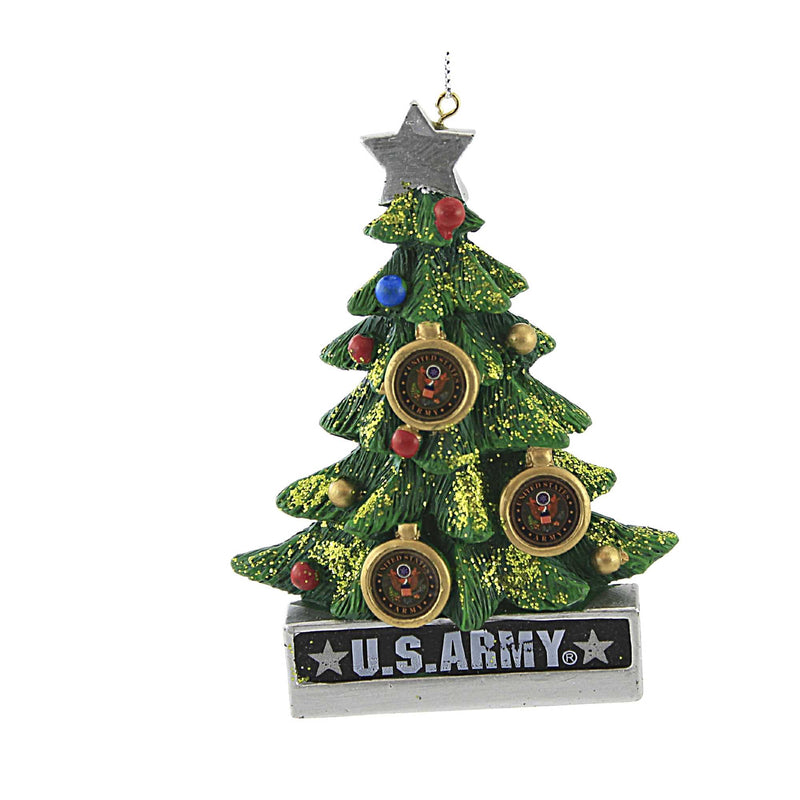 Holiday Ornament U.S. Army Tree Ornament Resin Serve Christmas Military Am2181 (53915)
