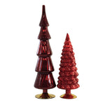Cody Foster Red Hue Trees Set Of 5 - - SBKGifts.com