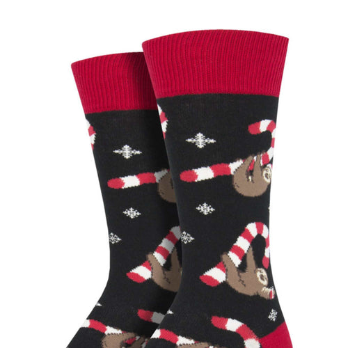 Novelty Socks Merry Slothmas - - SBKGifts.com